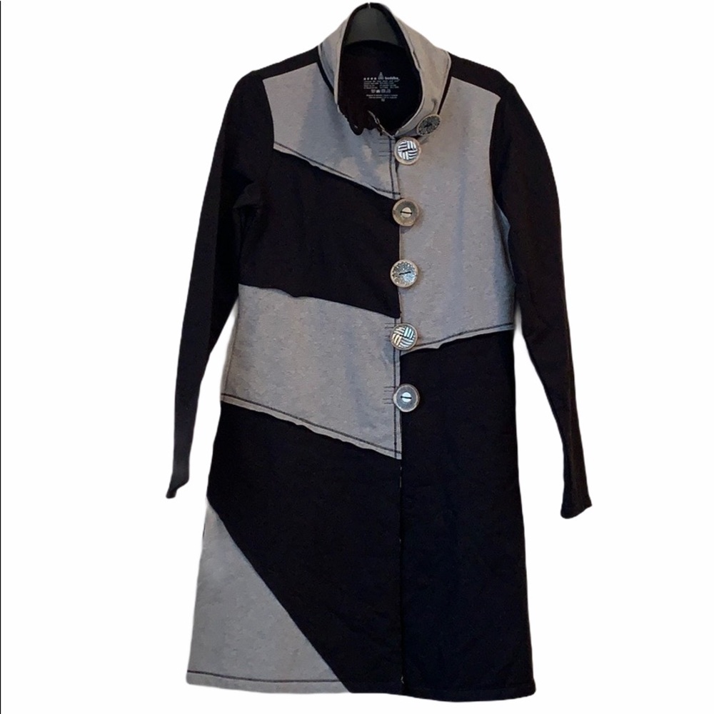 neon buddha Patchwork Long Jacket/Cardigan